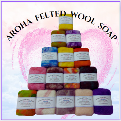 Frangipani Felted Soap